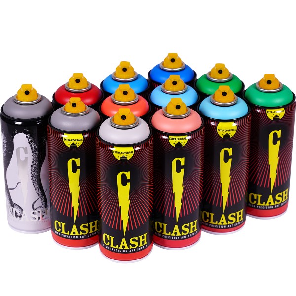 Clash "12er Paint Box - Burning Ocean Tones" (12x400ml)