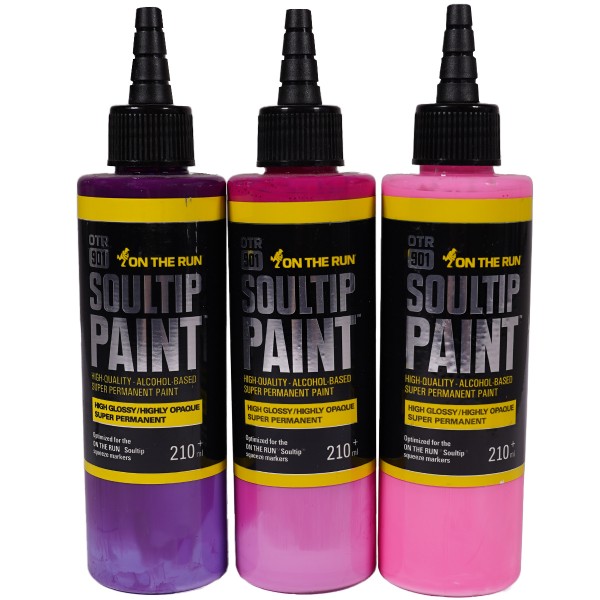 OTR.901 "Soultip Paint Refill 3er Set - Pink & Purple Tones" (3x210ml)