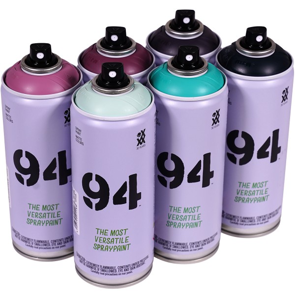 MTN 94 "Multi Color Sixpack - Vine & Water Tones" (6x400ml)