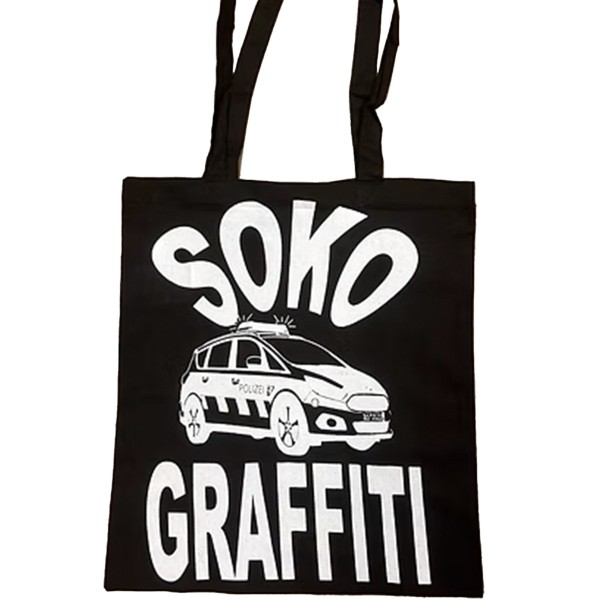 Graffiti DUS "Jutebeutel SOKO Graffiti" - Black/White