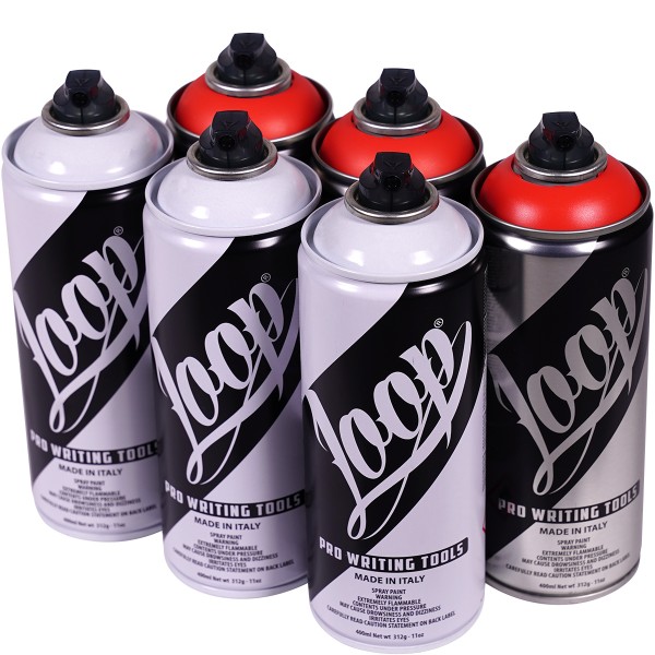 Loop "Multi Color Sixpack - Red White Mix #4" (6x400ml)