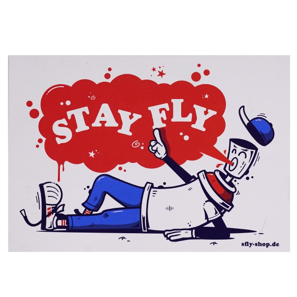 Super Deal "Stay Fly #2" S-Fly Postkarte (10,5x14,5cm)