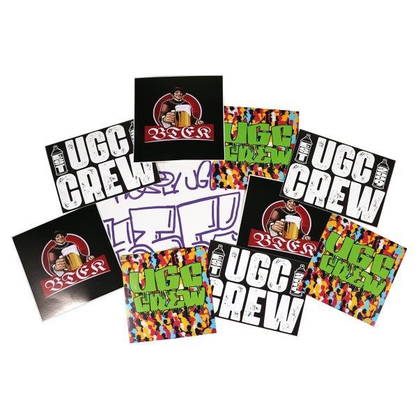Stickerpack "UGC-Crew" Klein - 10 Stk.