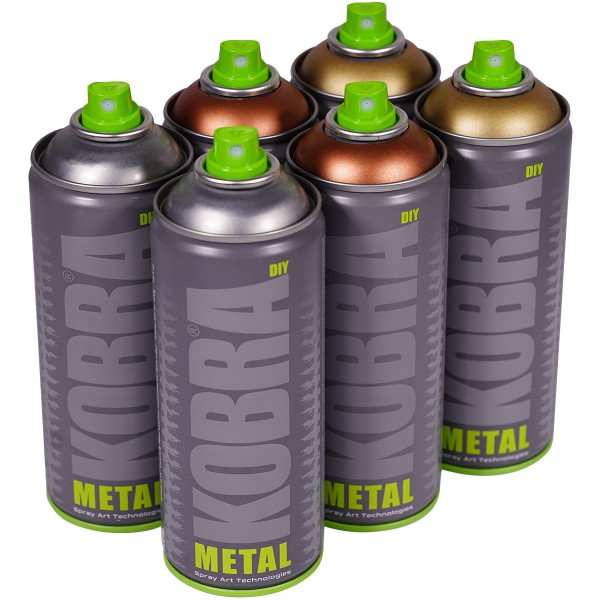 Kobra "New DIY Mixed Metallic Sixpack" (6x400ml)