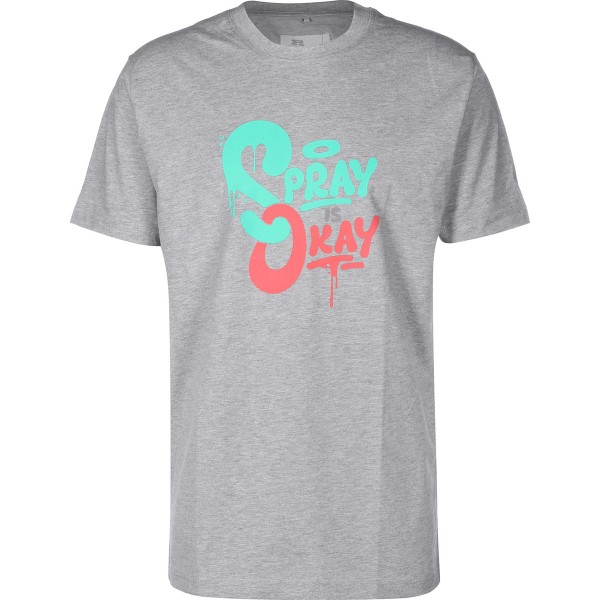 Eight Miles High T-Shirt "Spray is OK" Heather Grey