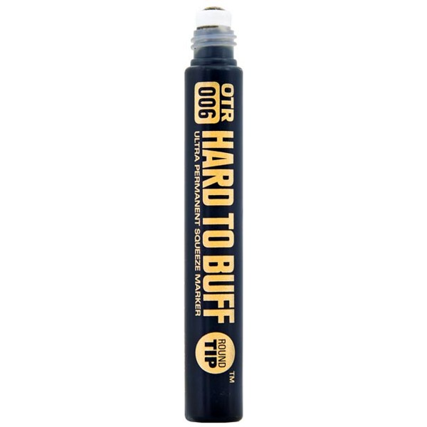 OTR.006 "Hard To Buff" Squeeze Marker (5mm) Black