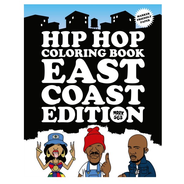 Ausmalbuch "Hip Hop Coloring Book" - East Coast Edition