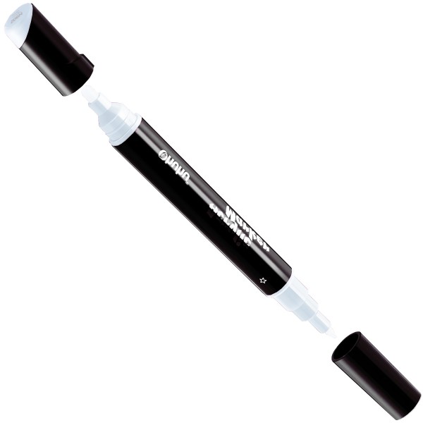 Ohuhu "Kakaako" Acrylic Twin Marker (0,7-3mm) Pure White