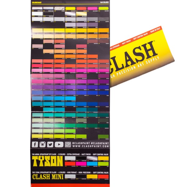 Super Deal - Clash Color Chart