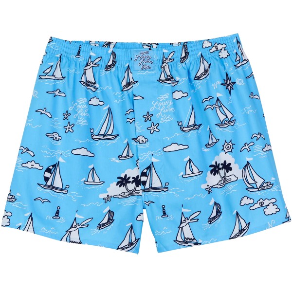 Lousy Livin Boxershorts "Boats" Port Blue