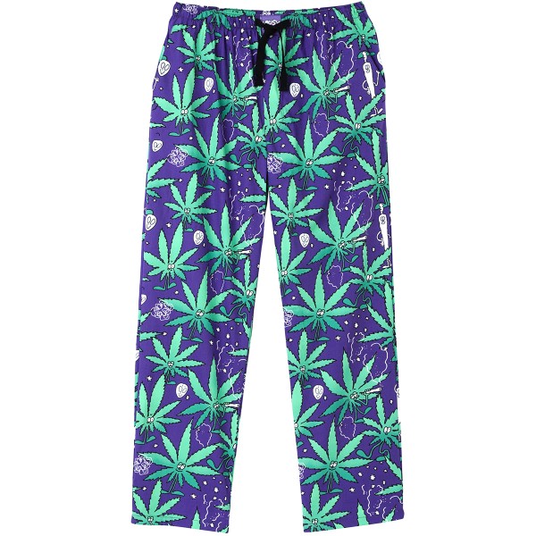 Pyjamahose "Weedy" Purple Haze