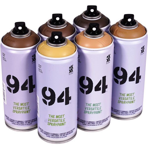 MTN 94 "Multi Color Sixpack - Woodpecker Tones" (6x400ml)