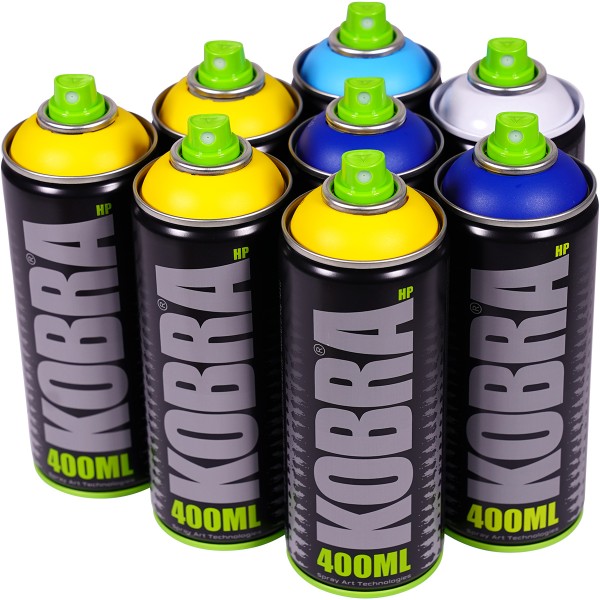 Kobra "New HP 8er Set - Sunny Water Tones" (8x400ml)