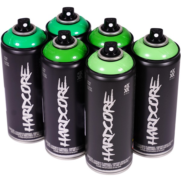 MTN Hardcore 2 "Multi Color Sixpack - Jungle Tones" (6x400ml)