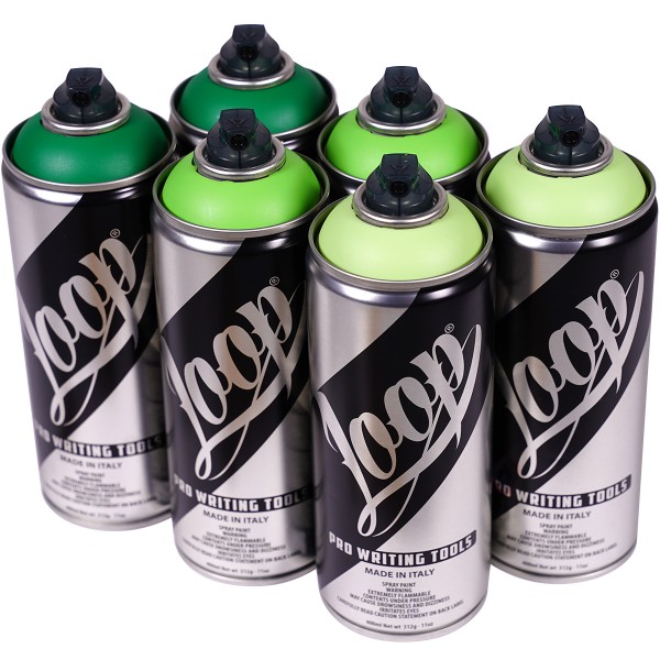 Loop "Multi Color Sixpack - Juicy Green Tones" (6x400ml)