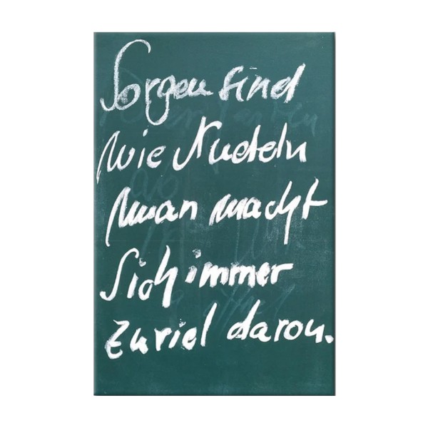 Kühlschrankmagnet "Notes Of Berlin - Sorgen sind wie Nudeln" (80x54mm)