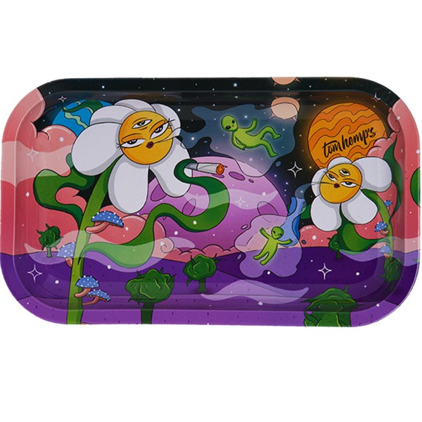 Tom Hemps "Smoking Galaxy Rolling Tray" Drehunterlage - Medium