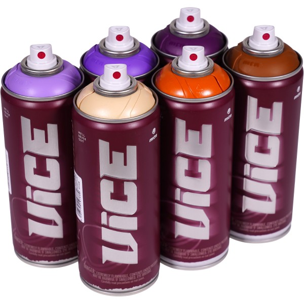 MTN "Vice" Sixpack Sand Flower Tones (6x400ml)