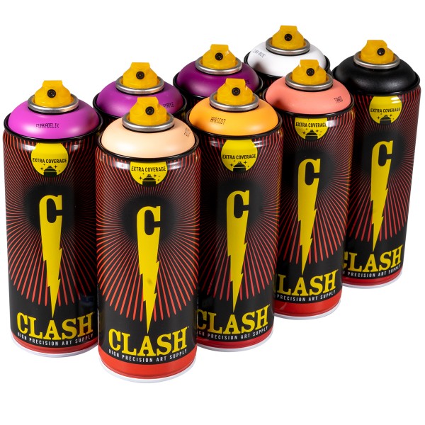 Clash "Multi Color Pack - Dragonfly Tones" (8x400ml)