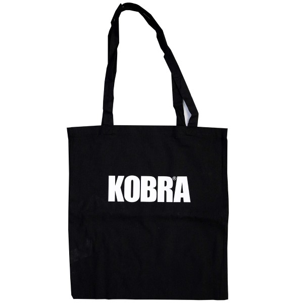 Kobra Stofftasche "Kobra Logo" - Black/White