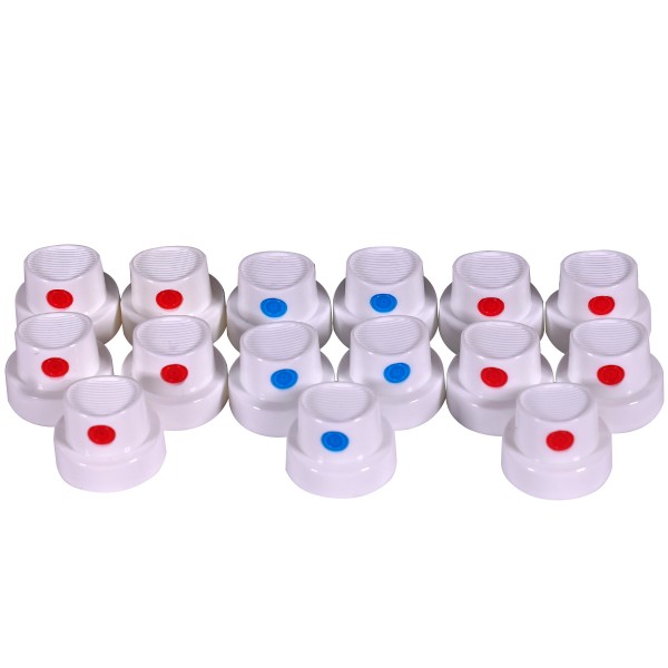 No.Cap "Try Out 15er Set" (Aggro Fat, Blue Fat, Red Astro)