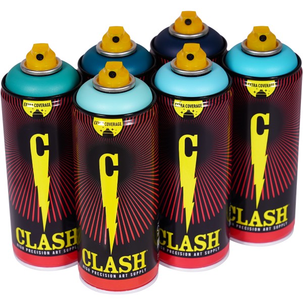 Clash "Paint Multi Color Sixpack Vinland Tones" (6x400ml)