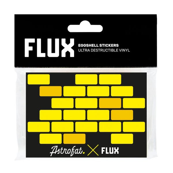 Flux "Eggshell Stickers" Astrofat Ltd. Edition 50 Stk. (7x10cm)