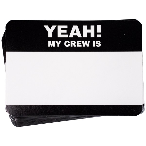 Stickerpack "Yeah my Crew is.. (7x10cm)" (50 Stk.)