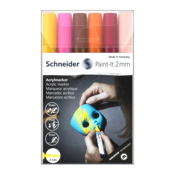 Schneider "Paint-It 310 Acrylmarker" (2mm) - 6er Set 3
