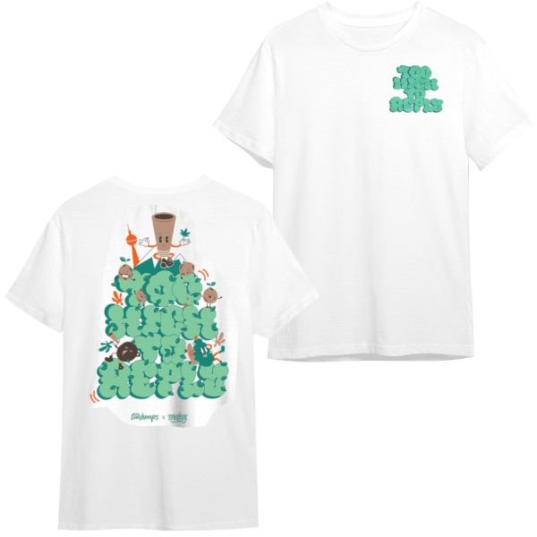 T-Shirt "Too High to reply" White