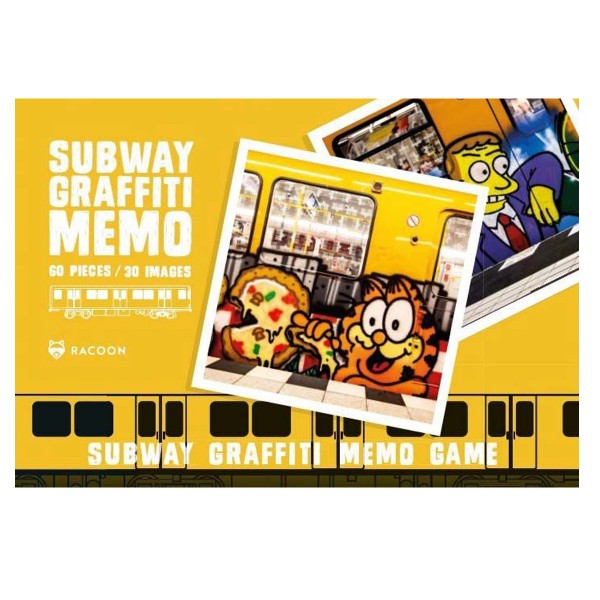 Subway Gaffiti "Memory Game" Kartenspiel (60 Pieces)