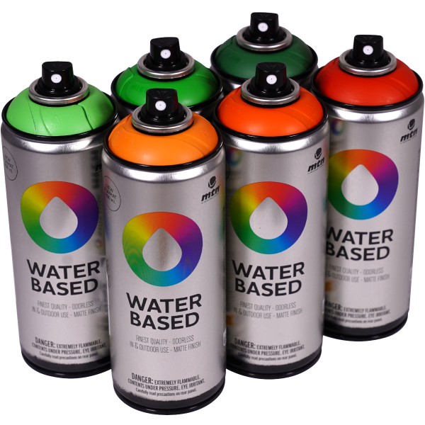 MTN Water Based "Sixpack Jungle War Tones" (6x400ml)