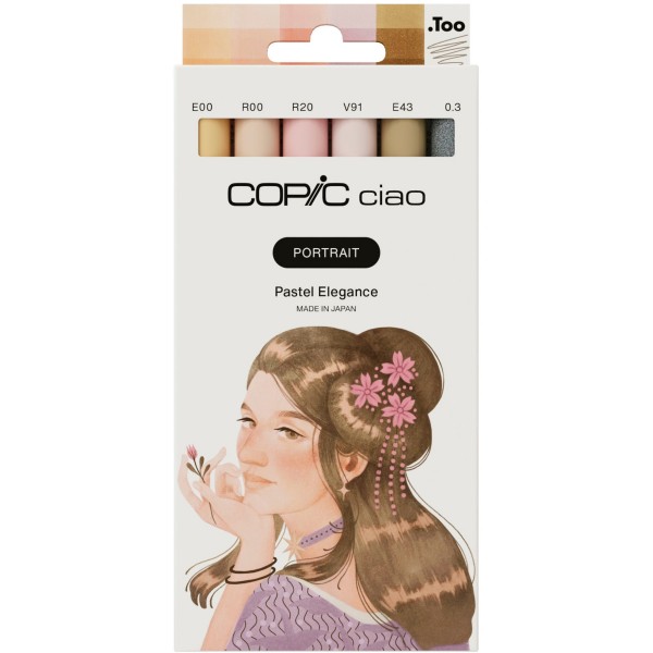 Copic "Ciao PORTRAIT 6er Set" Pastel Elegance