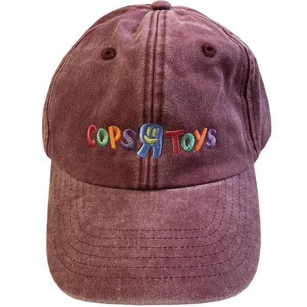 CRT "Cops R Toys" 6 Panel Cap Vintage Red
