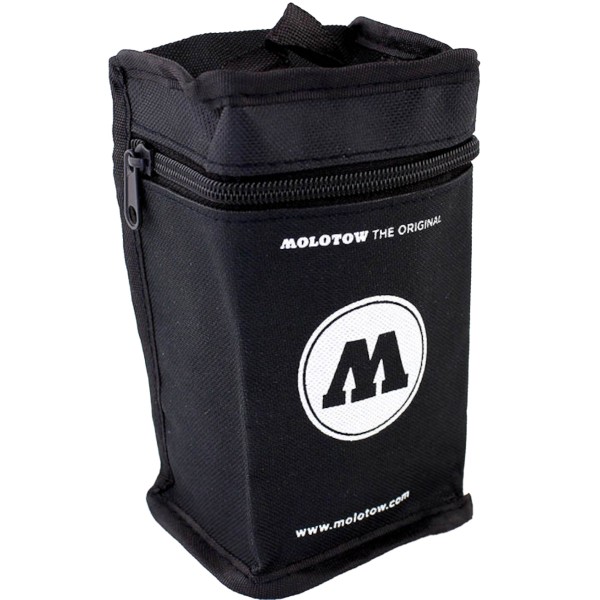 Molotow "Portable Bag für 24 Marker" Markertasche mit Gürtelschlaufe (15 x 10cm) Black