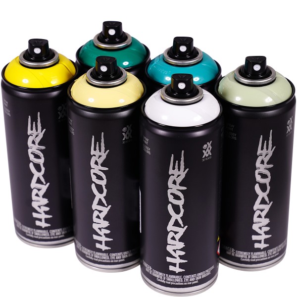 MTN Hardcore 2 "Multi Color Sixpack - Fresh Passion Tones" (6x400ml)