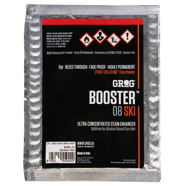 Grog "Booster 08 SKI" Core Powder (Pigmente) - Splatter Red
