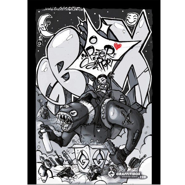 Super Deal "Writer Support" Gbox Sticker Serie #128 (10x15cm)