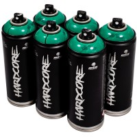 MTN Hardcore 2 "One Color Sixpack - Dark Green RV-6016" (6x400ml)