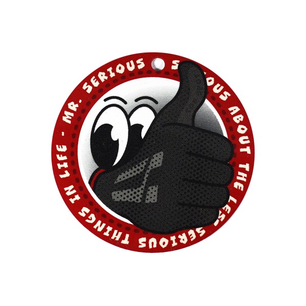 Super Deal "Mr. Serious" Round Sticker (4x4cm)