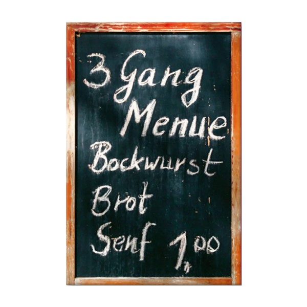 Kühlschrankmagnet "Notes Of Berlin - 3 Gang Menü" (80x54mm)