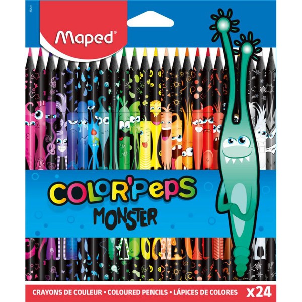 Maped "Color´Peps Monster" Buntstift 24er Set