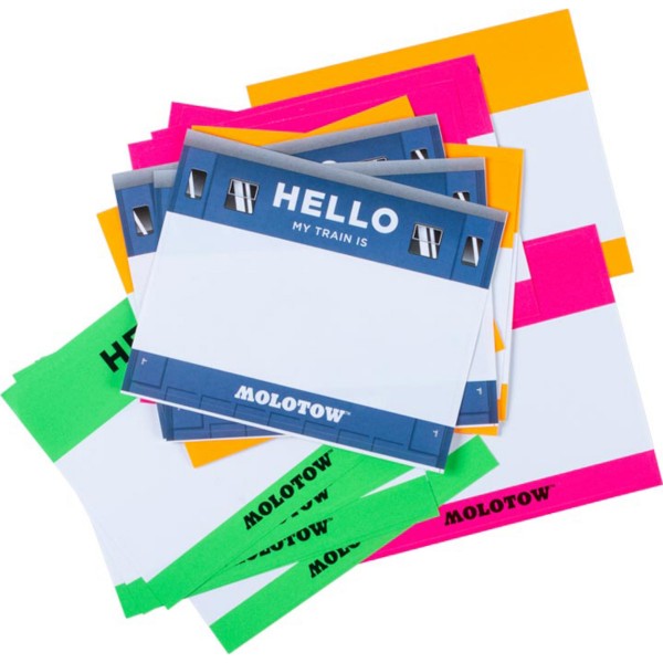 Molotow "Hello my Paint is..." Stickerbogen (8,5x10,5cm)