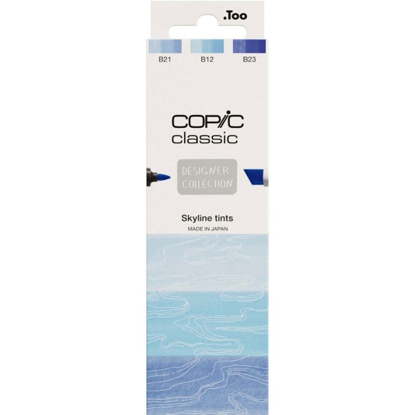 Copic "Classics 3er Set" Layoutmarker - Skyline Tints