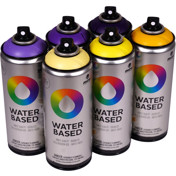 MTN Water Based "Sixpack Lunatic Tones" (6x400ml)