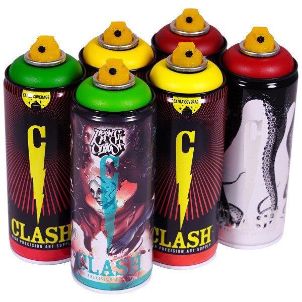 Clash "Paint Multi Color Sixpack Stop & Go Tones" (6x400ml)