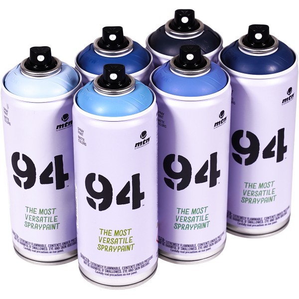 MTN 94 "Multi Color Sixpack - Cold Blue Tones" (6x400ml)