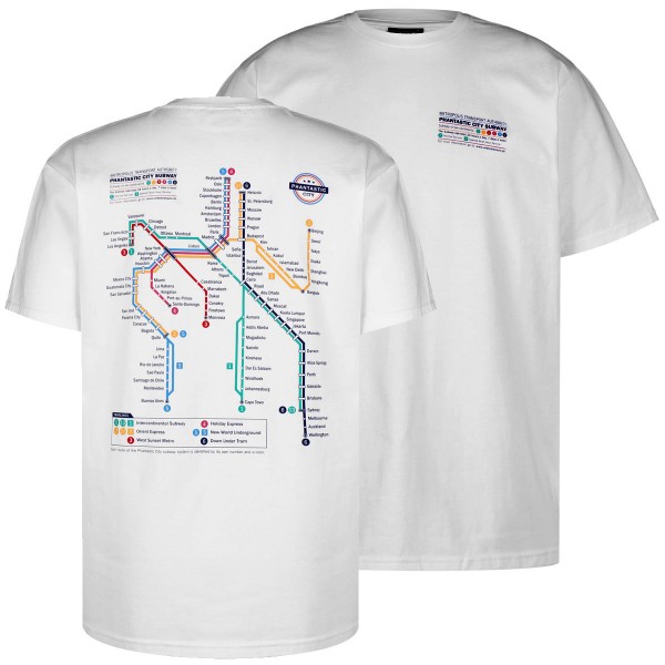 Underpressure T-Shirt "Phantastic City 2" White