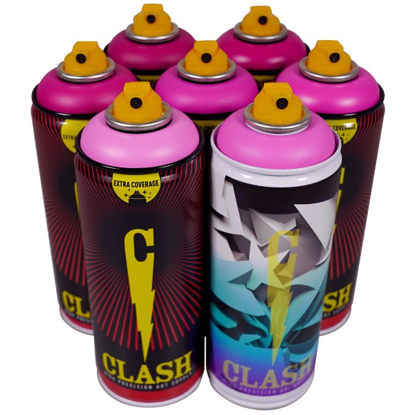 Clash "Color Serie 39" Pink Tones (7x400ml)