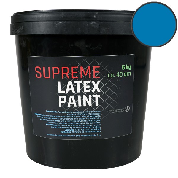 Supreme "Latex Paint" 5kg Power Blue